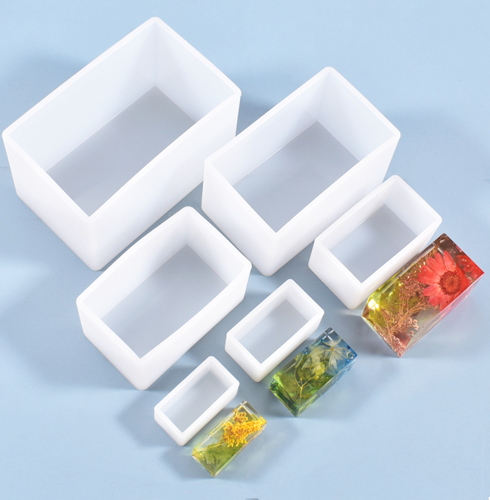 Xtool Jewelry Making - UV EPOXY เรซิ่นรูปสี่เหลี่ยมผืนผ้า cuboid รูปร่าง DIY
