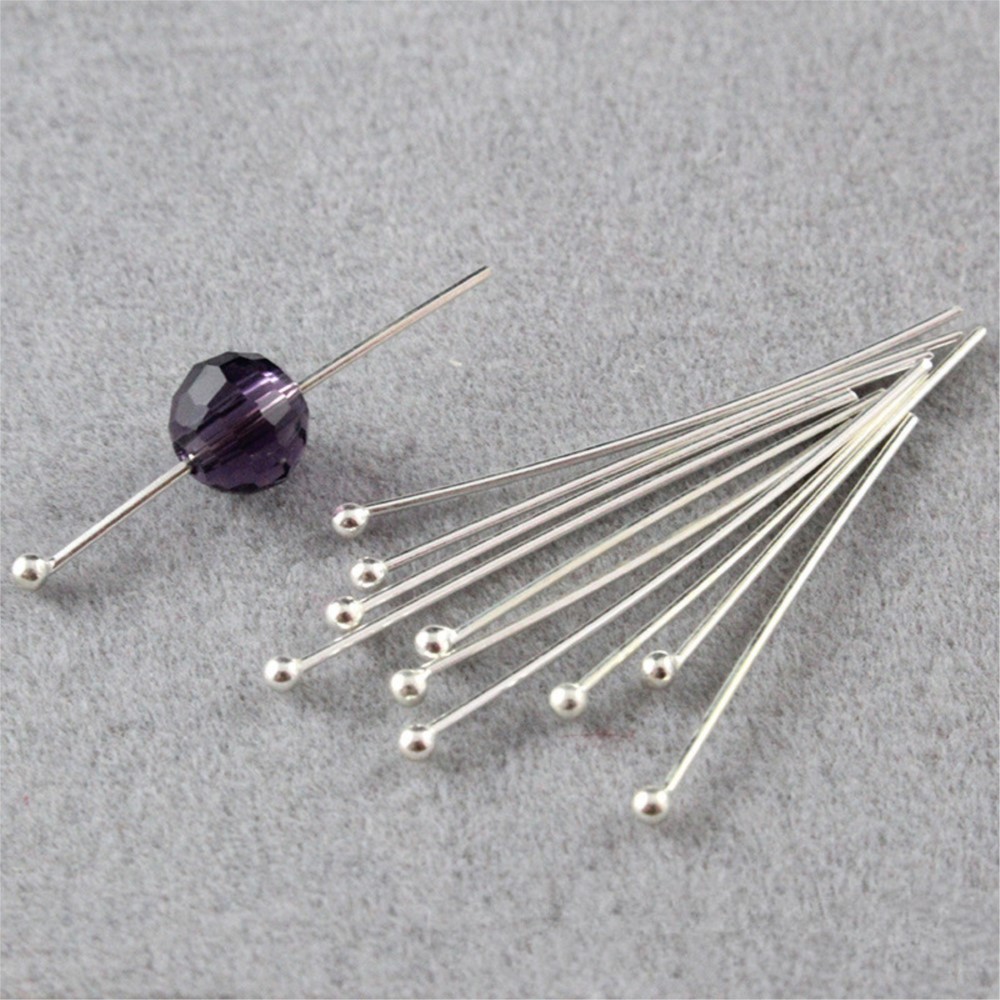 Jewelry Making Jig - หมุดหัวกลม 100 ชิ้น ใช้งานง่าย สำหรับทำต่างหู สร้อยข้อมือ
