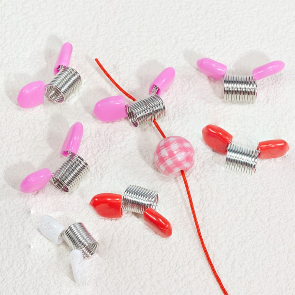 Jewelry Making Yarn - 5pcs ฤดูใบไม้ผลิลูกปัด Clamps Creative ปลายเครื่องประดับทําเครื่องมือป้องกันลูกปัด FALLING