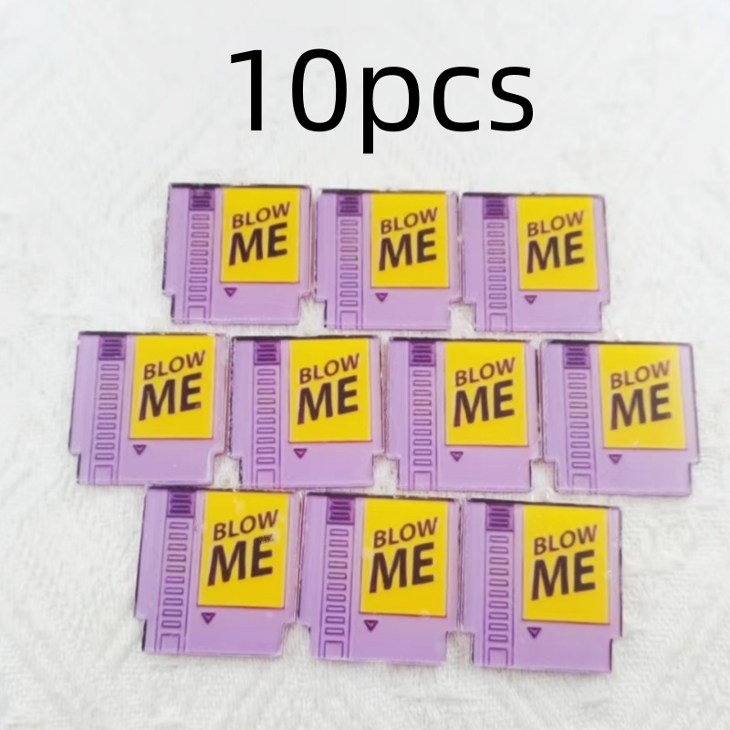 Jewelry Making Game - 10pcs อะคริลิคคอนโซลวิดีโอเกมจี้,เครื่องประดับ DIY ทําต่างหู,สร้อยคอ,พวงกุญแจ,อุปกรณ์เสริม