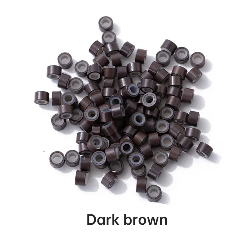 Crimp Bead Tube - แหวนซิลิโคนขนาดเล็ก 250 ชิ้น/ลิงค์/ลูกปัด MICRO Ring Link