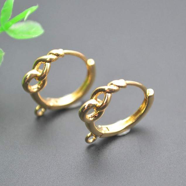 30 PC Twisted รอบวงกลม 18K Gol - Jewelry Making Hoops บทวิจารณ์และราคา