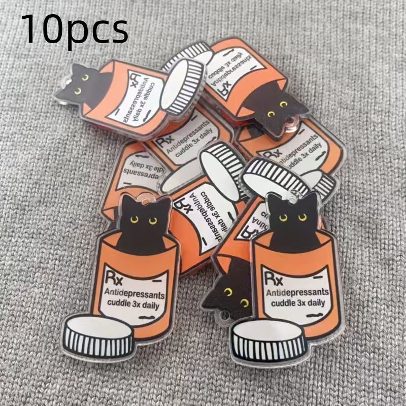 จี้อะคริลิครูปแมวสำหรับทำเครื่ - Jewelry Making Earrings บทวิจารณ์และราคา