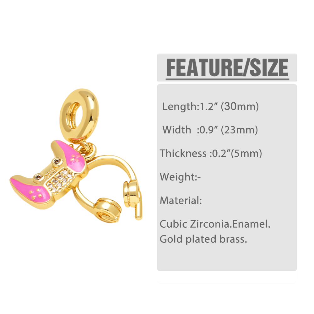 จี้รูปจอยเกมเคลือบสีชมพู OCESR - Jewelry Making Game บทวิจารณ์และราคา