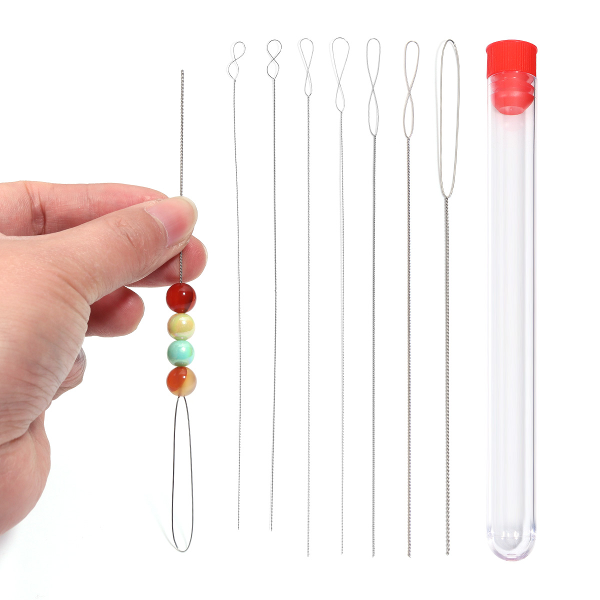 เข็มร้อยลูกปัดสแตนเลส 5/7 ชิ้น - Beading Needle Fine บทวิจารณ์และราคา