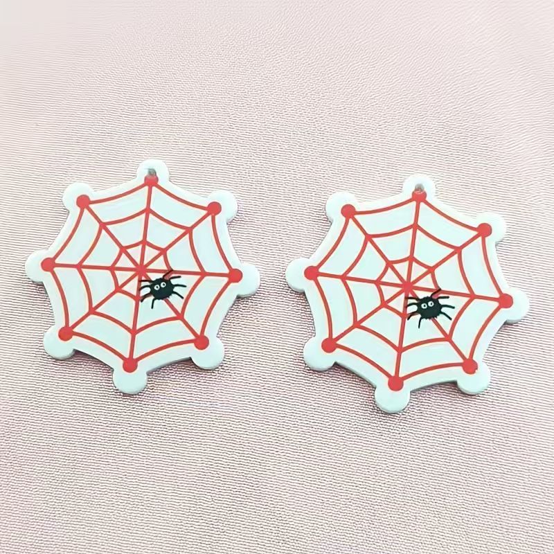 จี้แมงมุมอะคริลิกสำหรับฮาโลวีน - Jewelry Making Earrings บทวิจารณ์และราคา