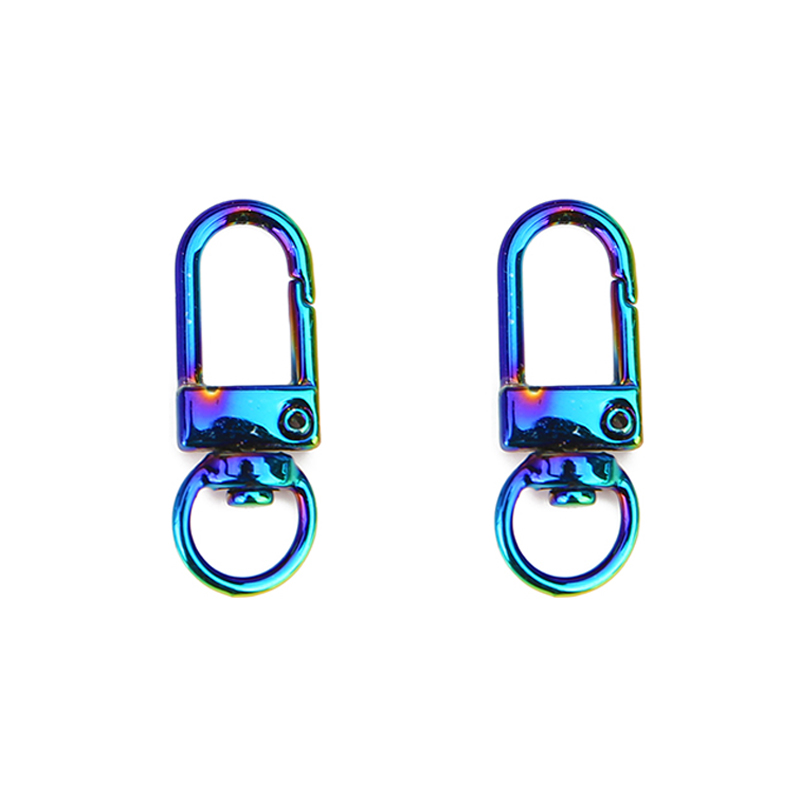 10pcs โลหะที่มีสีสันพวงกุญแจหั - Jewelry Making Hoops บทวิจารณ์และราคา