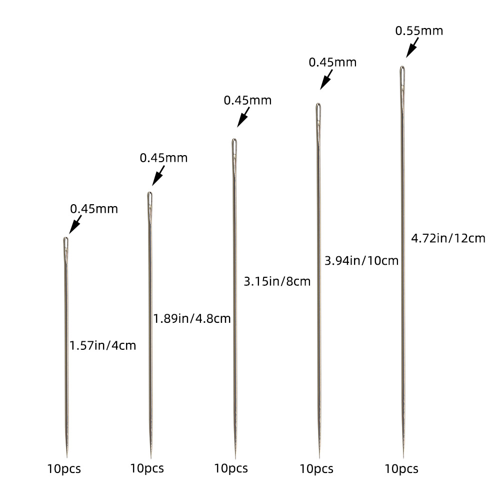 30 ชิ้น/ล็อตลูกปัดเข็มบางเข็มเ - Beading Needle Fine บทวิจารณ์และราคา