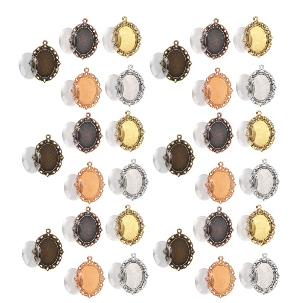 ถาดใส่จี้โลหะ+แก้ว 60 ชิ้น ใช้ - Xtool Jewelry Making บทวิจารณ์และราคา