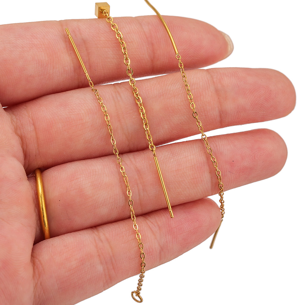 ต่างหูแบบห้อยยาว 10 ชิ้น ทำจาก - Jewelry Making Thread บทวิจารณ์และราคา