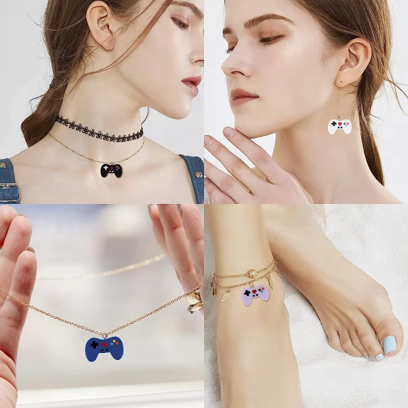 9 ชิ้นวิดีโอเกม Charms จี้แหวน - Jewelry Making Game บทวิจารณ์และราคา