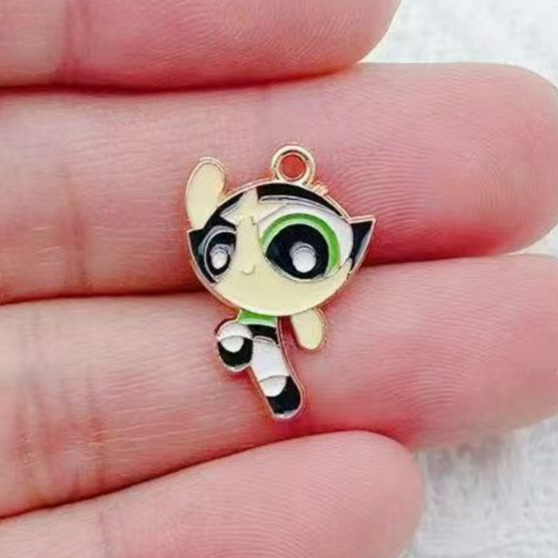 จี้รูปการ์ตูนสาวน้อยเคลือบน้ำม - Jewelry Making Earrings บทวิจารณ์และราคา