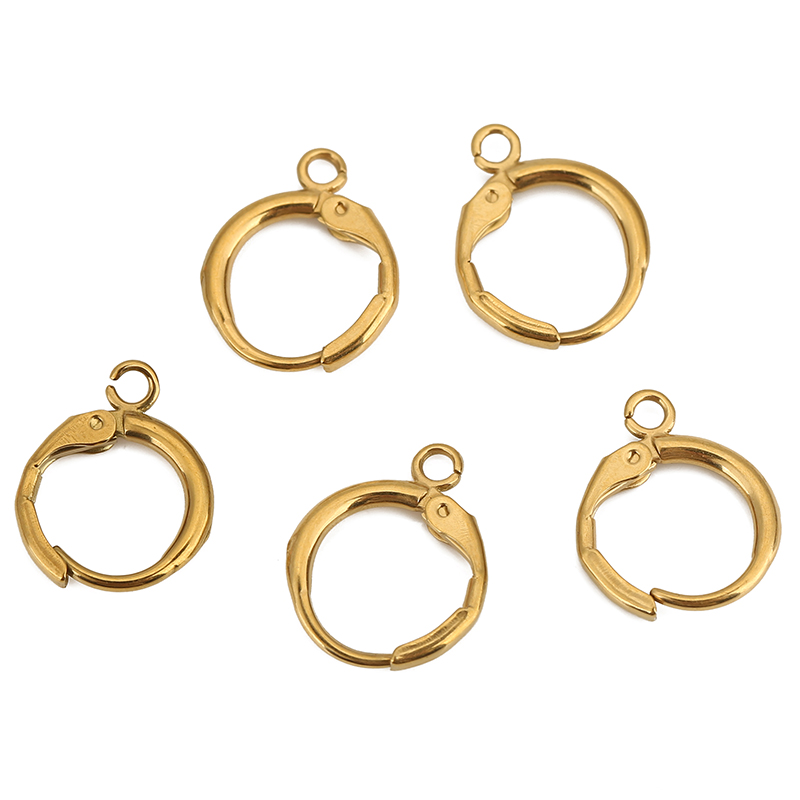 10pcs PVD ไม่เคยจางหายสแตนเลสต - Jewelry Making Earrings บทวิจารณ์และราคา