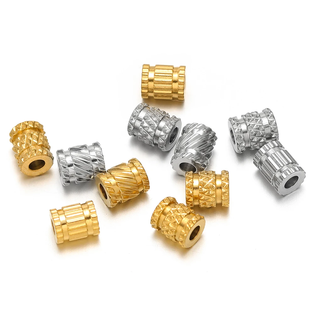 20pcs PVD สแตนเลสสตีล Big Hole - Crimp Bead Tube บทวิจารณ์และราคา