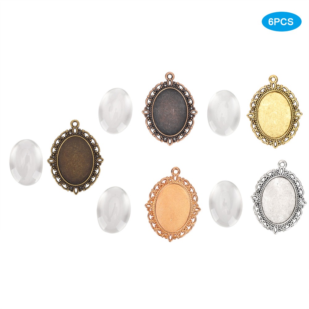 ถาดใส่จี้โลหะ+แก้ว 60 ชิ้น ขนา - Xtool Jewelry Making บทวิจารณ์และราคา