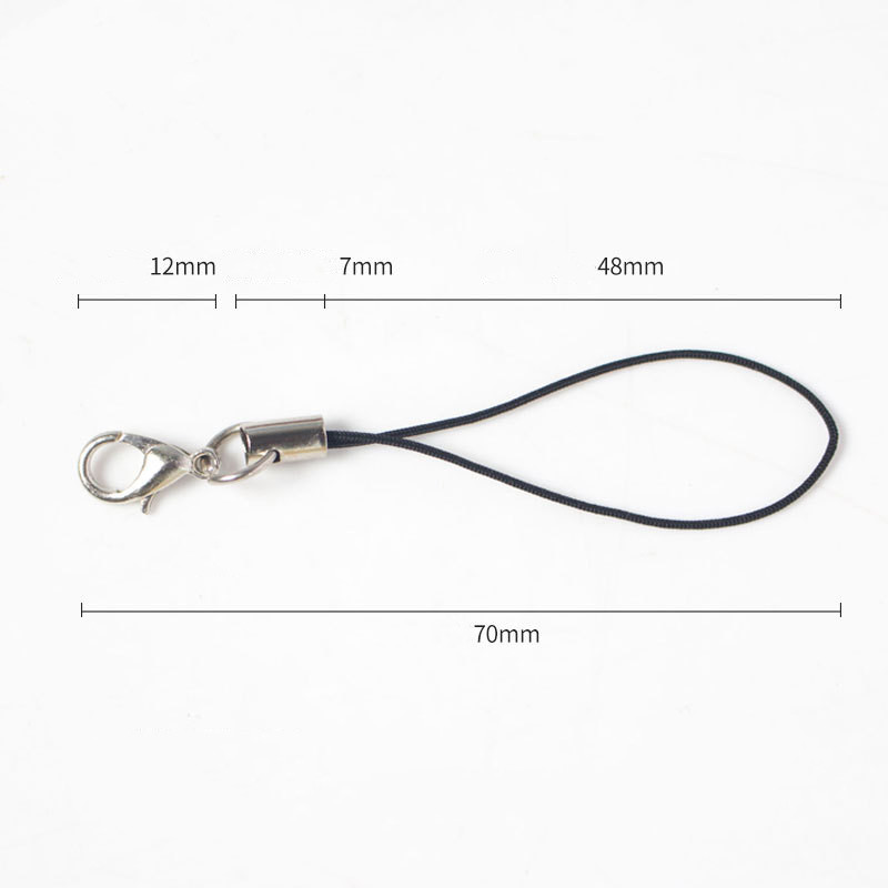 50/100Pcs สีดําสีขาว Charm สาย - Jewelry Making Hoops บทวิจารณ์และราคา