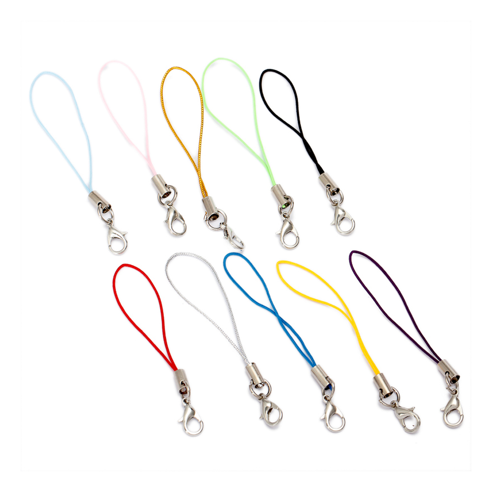 50/100Pcs สีดําสีขาว Charm สาย - Jewelry Making Hoops บทวิจารณ์และราคา