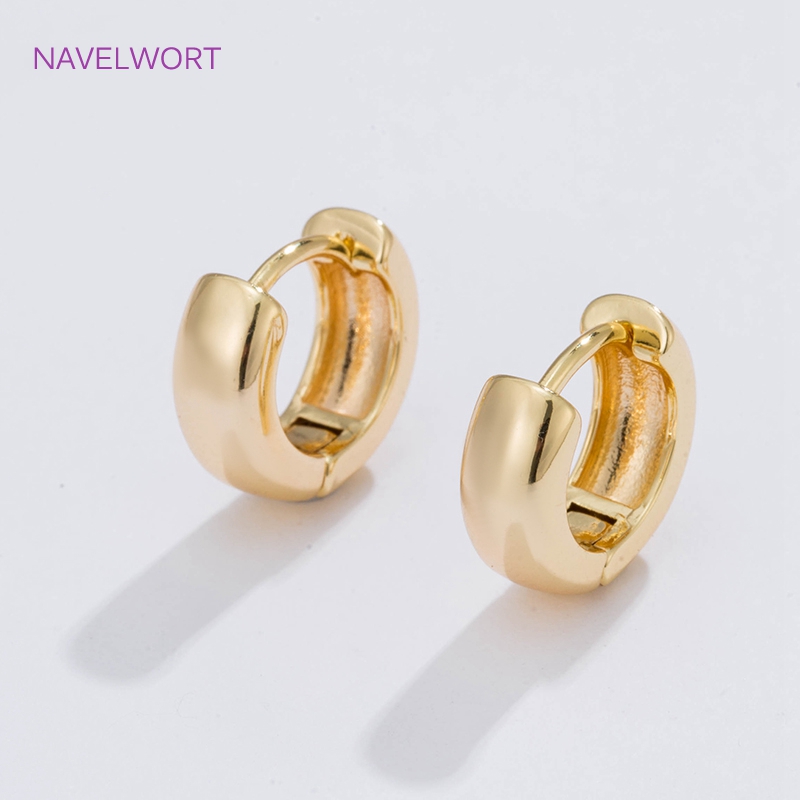 6 ขนาดต่างหูห่วงวงกลมชุบทองของ - Jewelry Making Hoops บทวิจารณ์และราคา