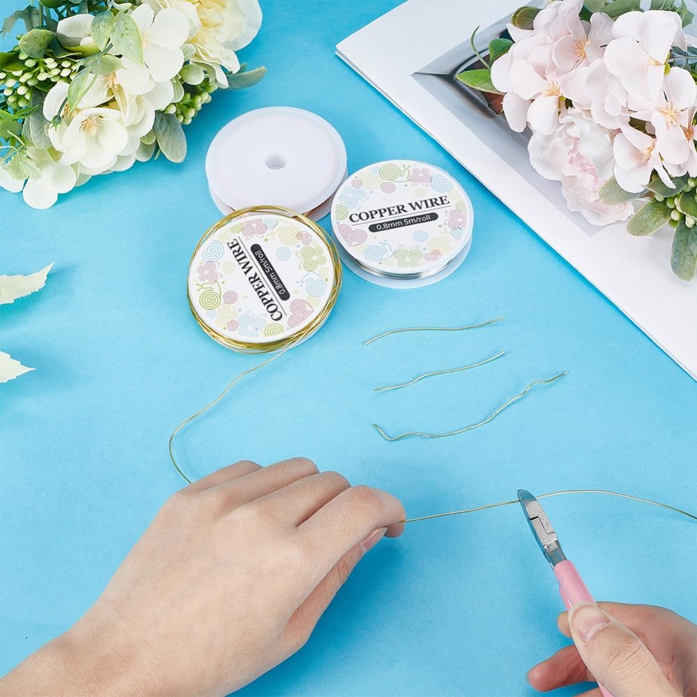 12.8M ทองแดงเครื่องประดับลวด 0 - Jewelry Making Thread บทวิจารณ์และราคา