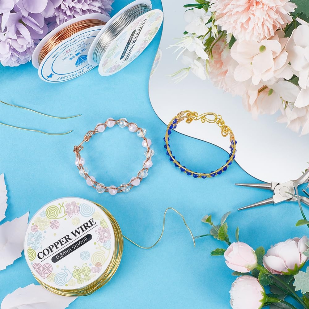 12.8M ทองแดงเครื่องประดับลวด 0 - Jewelry Making Thread บทวิจารณ์และราคา