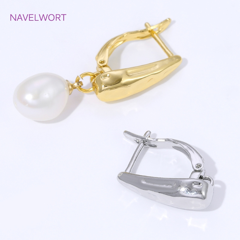 ตะขอเกี่ยวต่างหูแบบเรียบ ชุบทอ - Jewelry Making Yarn บทวิจารณ์และราคา
