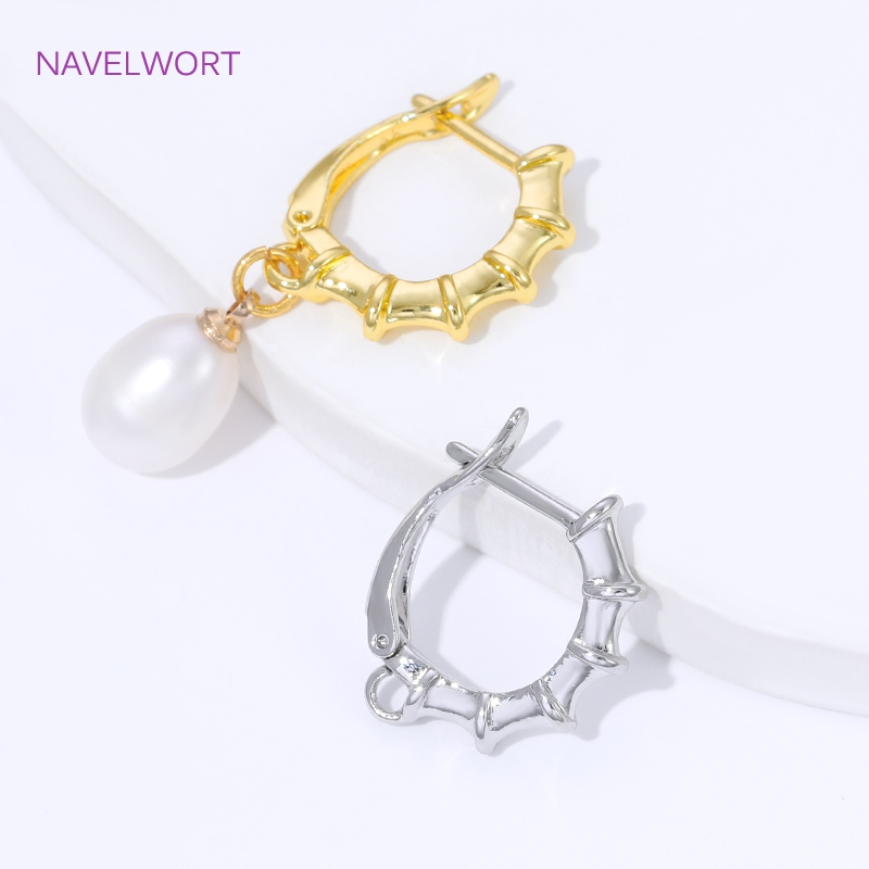 ตะขอเกี่ยวต่างหูแบบเรียบ ชุบทอ - Jewelry Making Yarn บทวิจารณ์และราคา