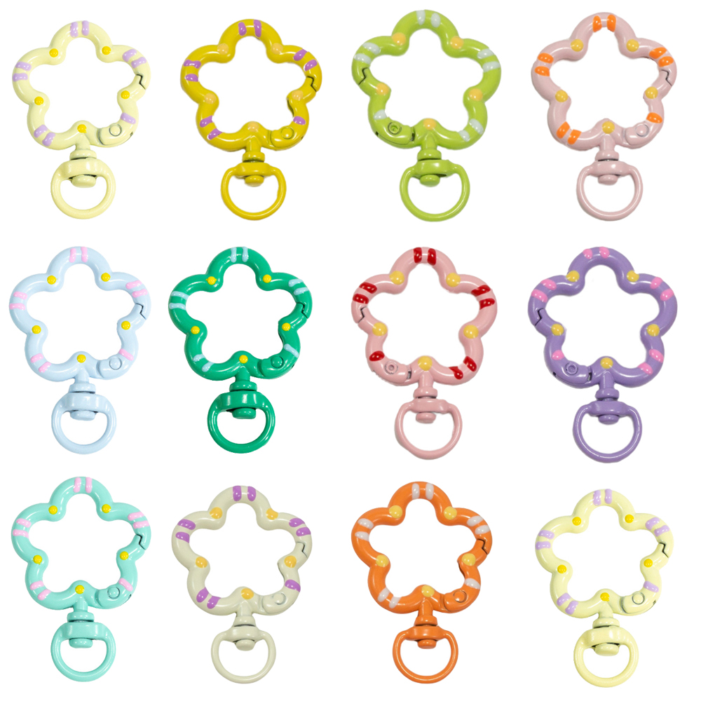 5pcs ดอกไม้โลหะ Lobster Claw C - Jewelry Making Hoops บทวิจารณ์และราคา