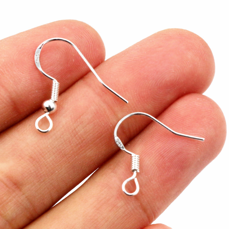 50ชิ้น16มิลลิเมตรเงินแท้925ผลก - Jewelry Making Earrings บทวิจารณ์และราคา