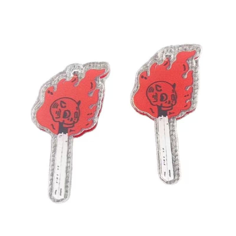 จี้อะคริลิคทรงหัวกะโหลก 10 ชิ้ - Jewelry Making Earrings บทวิจารณ์และราคา