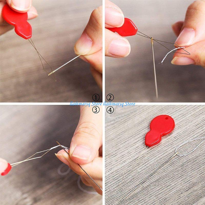 573B 47 ชิ้น Big Eye ลูกปัดเข็ - Beading Needle Fine บทวิจารณ์และราคา