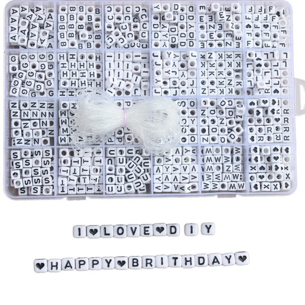 ชุดลูกปัดตัวอักษร 1200 ชิ้น ขน - Jewelry Making Game บทวิจารณ์และราคา