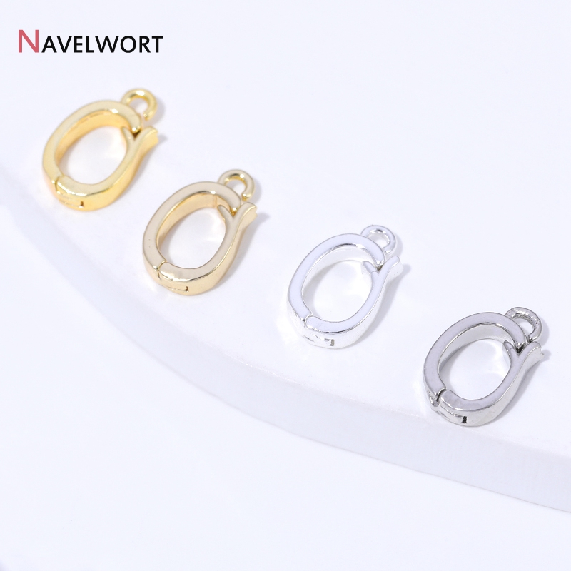 ตัวล็อกจี้แบบมีบานพับ ทำจากทอง - Jewelry Making Necklaces บทวิจารณ์และราคา