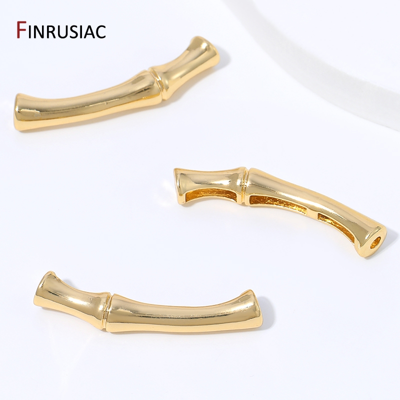 ลูกปัดทองเหลืองชุบทอง 18K รูปท - Crimp Bead Tube บทวิจารณ์และราคา