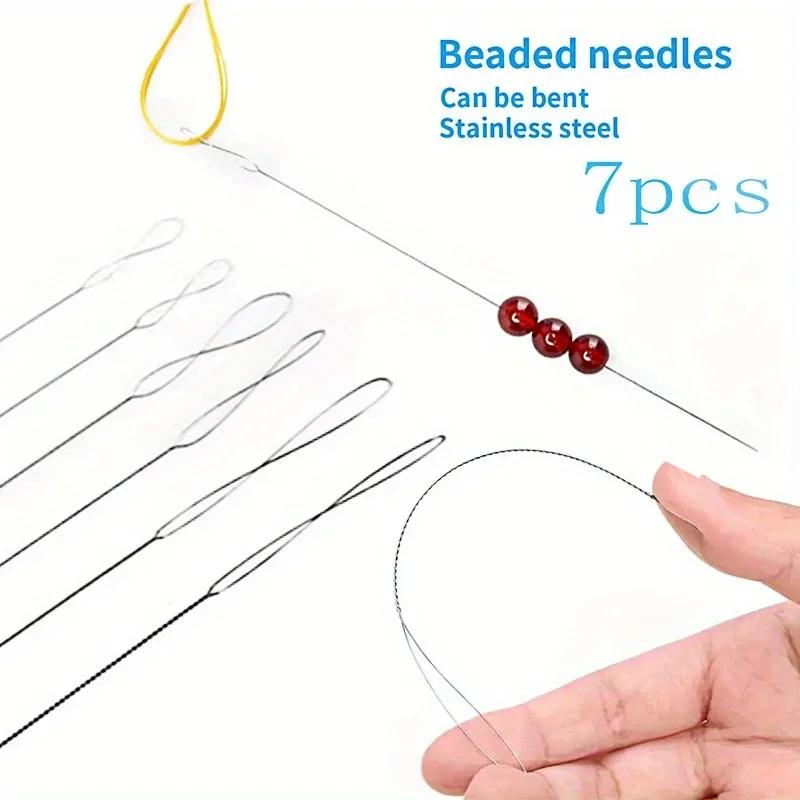 7 ชิ้น/เซ็ต เข็มร้อยลูกปัดสแตน - Beading Needle Fine บทวิจารณ์และราคา