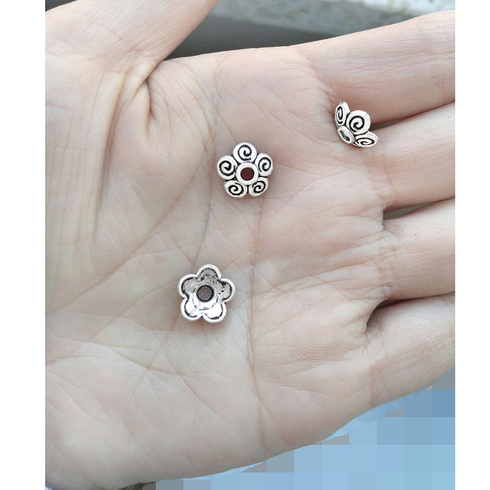 อุปกรณ์ทำเครื่องประดับ ฝาครอบล - Bead Cap Flower บทวิจารณ์และราคา