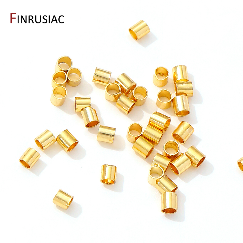 ทองเหลืองชุบทอง 18K หลอด CRIMP - Crimp Bead Tube บทวิจารณ์และราคา