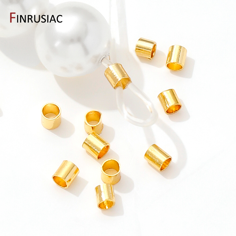 ทองเหลืองชุบทอง 18K หลอด CRIMP - Crimp Bead Tube บทวิจารณ์และราคา
