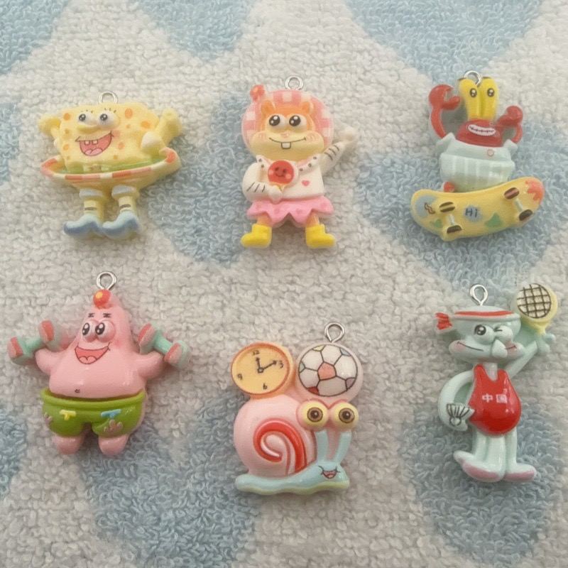 จี้เรซิ่นลายการ์ตูน 10 ชิ้น, ต - Jewelry Making Earrings บทวิจารณ์และราคา