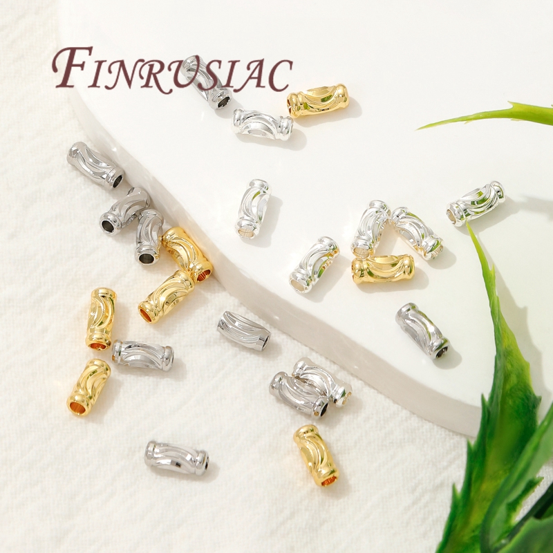 3 มม.* 7 มม.ลูกปัด Spacer ลูกป - Crimp Bead Tube บทวิจารณ์และราคา