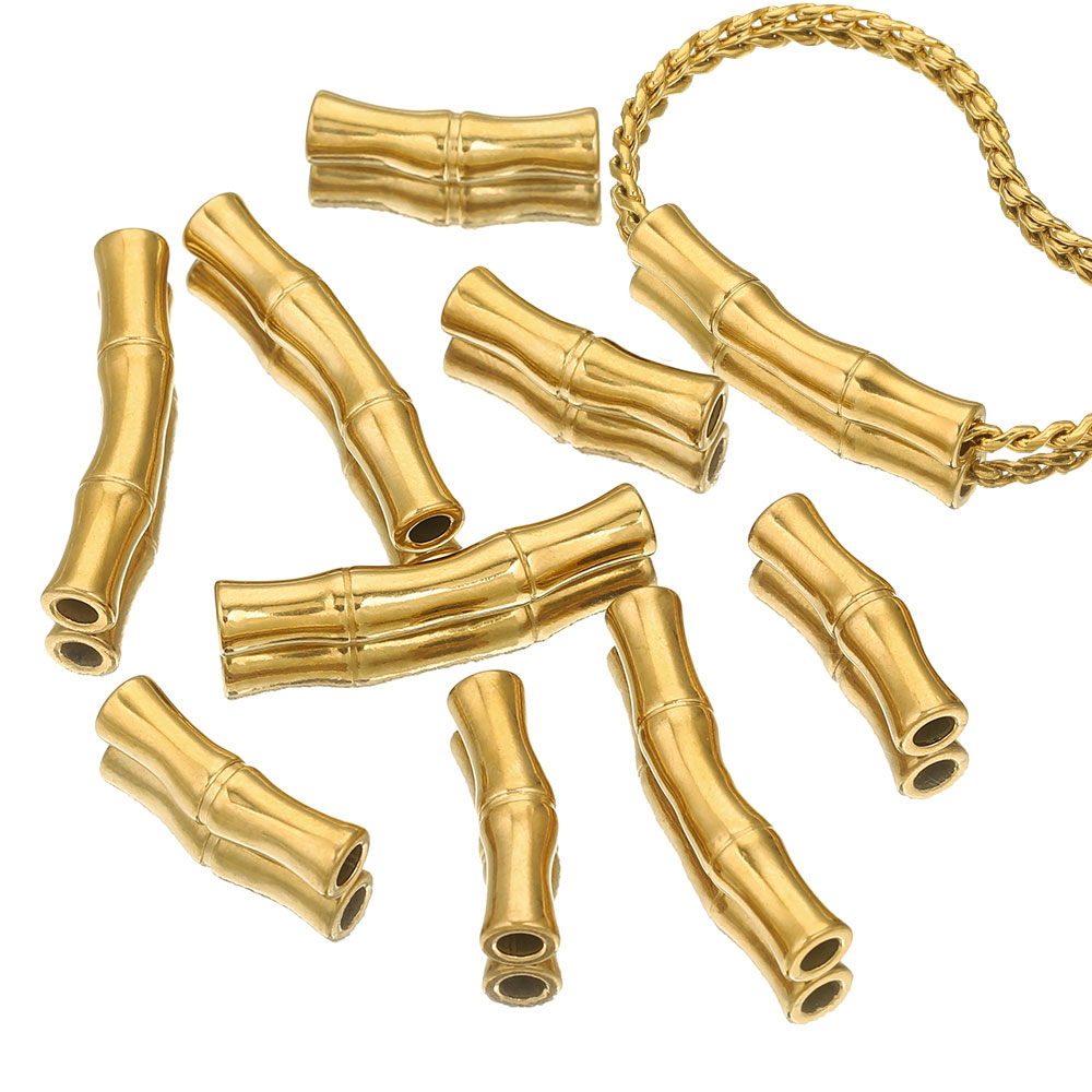 5pcs สแตนเลสสตีลโค้ง Slub หลอด - Crimp Bead Tube บทวิจารณ์และราคา