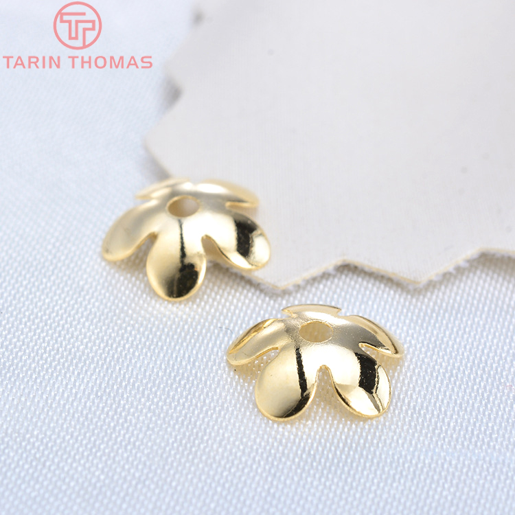 (3176)20PCS 8.5MM 24K Gold สีท - Bead Cap Flower บทวิจารณ์และราคา
