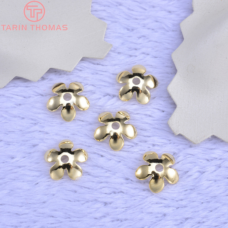 (3176)20PCS 8.5MM 24K Gold สีท - Bead Cap Flower บทวิจารณ์และราคา