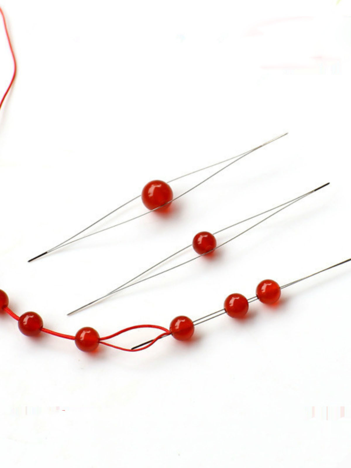 2 ชิ้น/ล็อตเปิดประดับด้วยลูกปั - Beading Needle Fine บทวิจารณ์และราคา