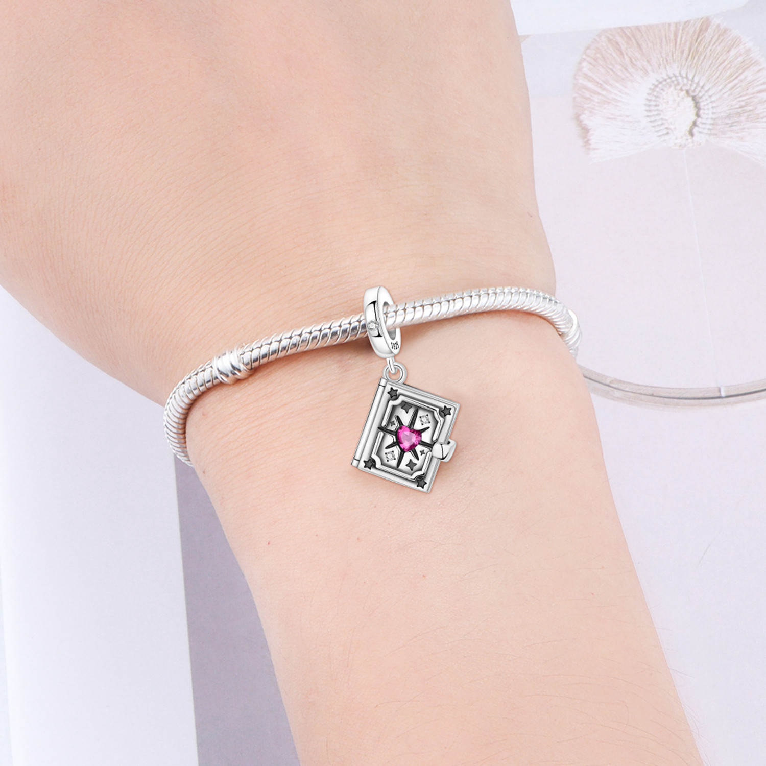 จี้รูปหนังสือเงินแท้ 925 แบบเป - Jewelry Making Journal บทวิจารณ์และราคา