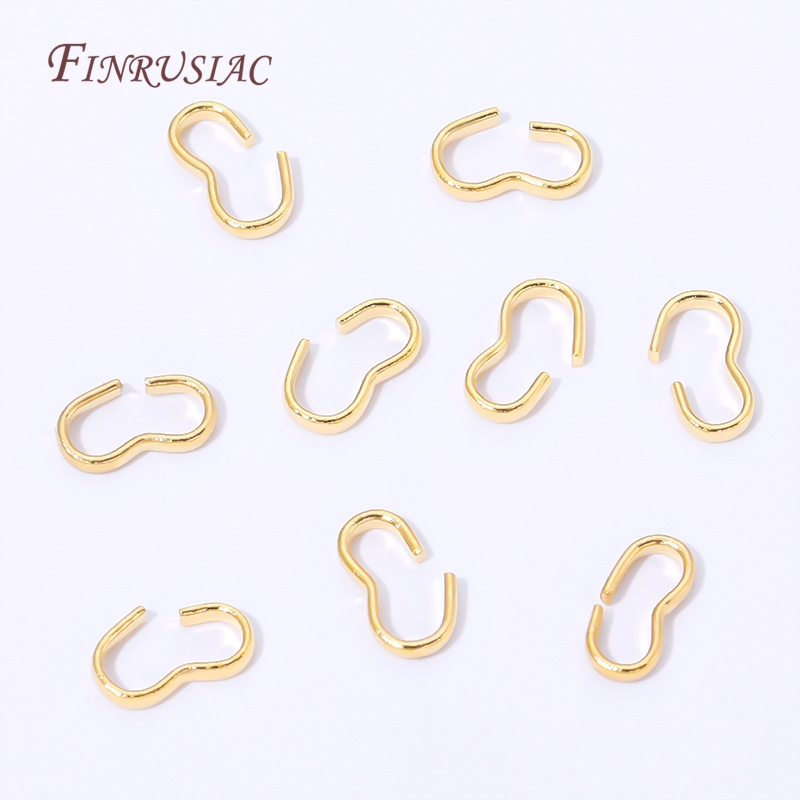 ตัวล็อคแบบตะขอรูปตัว S ชุบทอง  - Jewelry Making Rings บทวิจารณ์และราคา