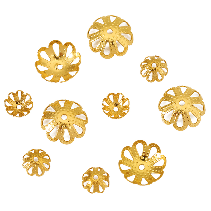 ลูกปัดปลายสแตนเลสเคลือบ PVD ไม - Bead Cap Flower บทวิจารณ์และราคา