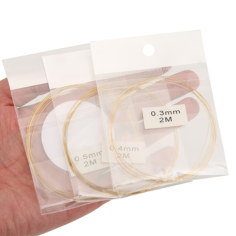 2 เมตรสแตนเลส 0.3 0.4 0.5 มม.ป - Jewelry Making Yarn บทวิจารณ์และราคา