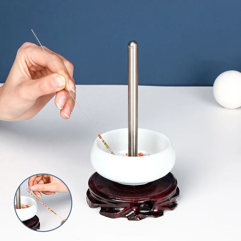 เข็มร้อยลูกปัดโค้ง 3 ชิ้น เข็ม - Beading Needle Fine บทวิจารณ์และราคา