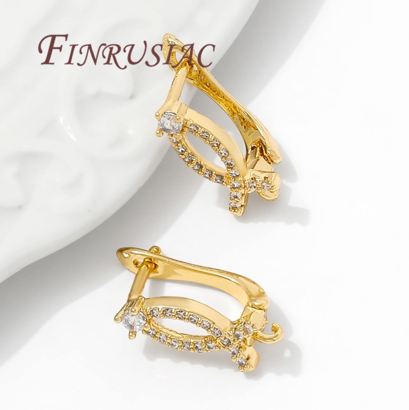18K Gold Plated,Anti-Allergy ต - Jewelry Making Earrings บทวิจารณ์และราคา