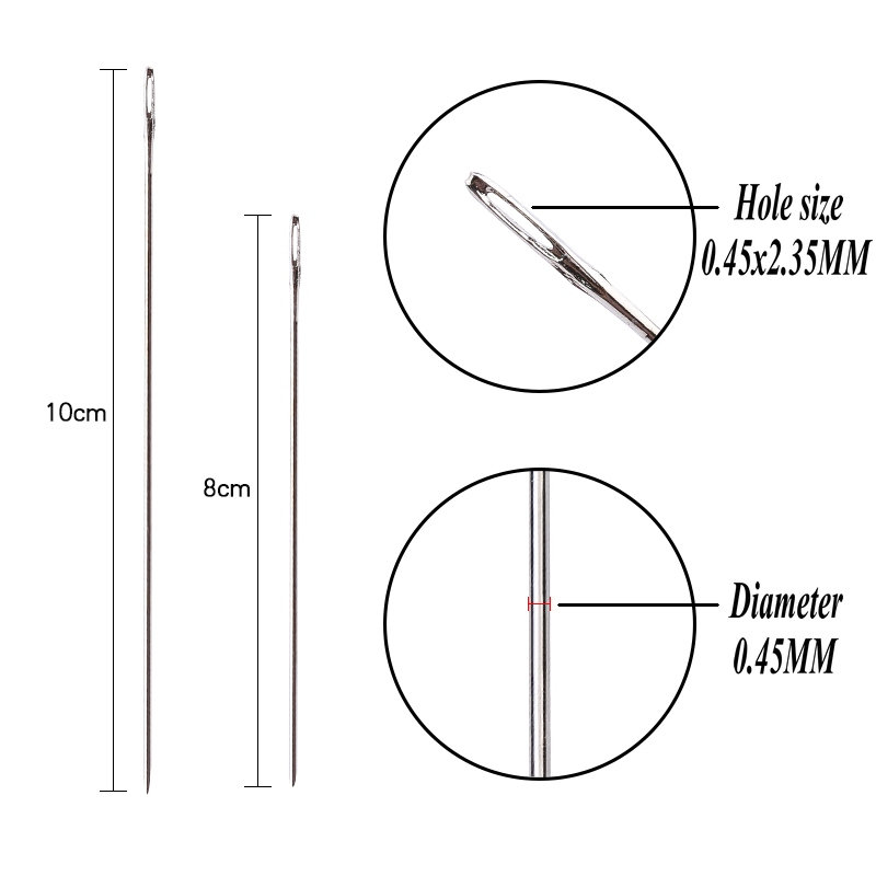 8ซม.10ซม.สแตนเลสเข็มง่ายเครื่อ - Beading Needle Fine บทวิจารณ์และราคา